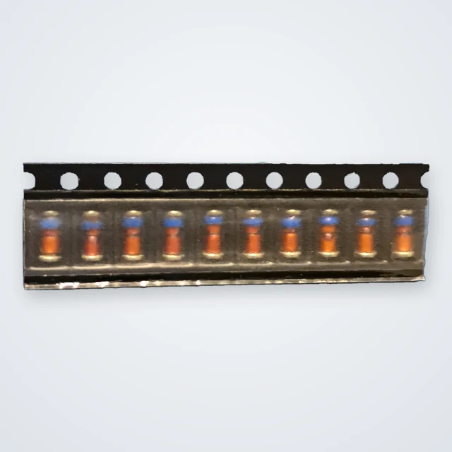 Diodo Zener SMD 15V 1,0 W — pacote com 10 — código ZM4744A